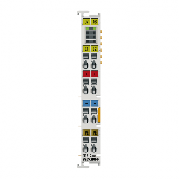 Nouveau EL1712-0020 BECKHOFF EtherCAT Terminal, entrée numérique à 2 canaux, 120 V DC, 3 ms