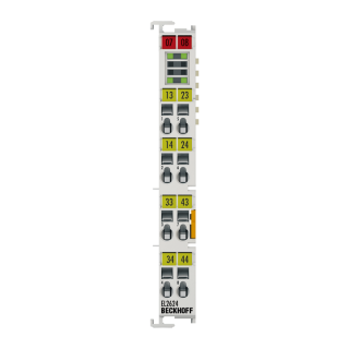 Nouvelle borne EtherCAT EL2624 BECKHOFF, sortie relais 4 canaux, 125 V AC, 30 V DC, 0,5 A AC, 2 A DC