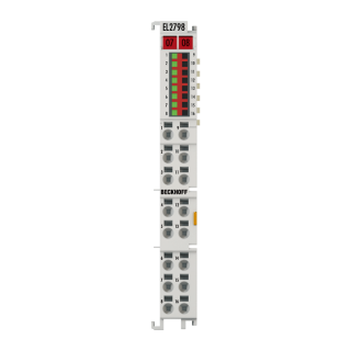 Nouvelle borne EtherCAT BECKHOFF EL2798, sortie relais statique à 8 canaux, 30 V AC, 48 V DC, 2 A, libre de potentiel