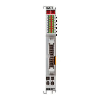 Nouveau EL2872 BECKHOFF EtherCAT Terminal, sortie numérique 16 canaux, 24 V DC, 0,5 A, câble plat
