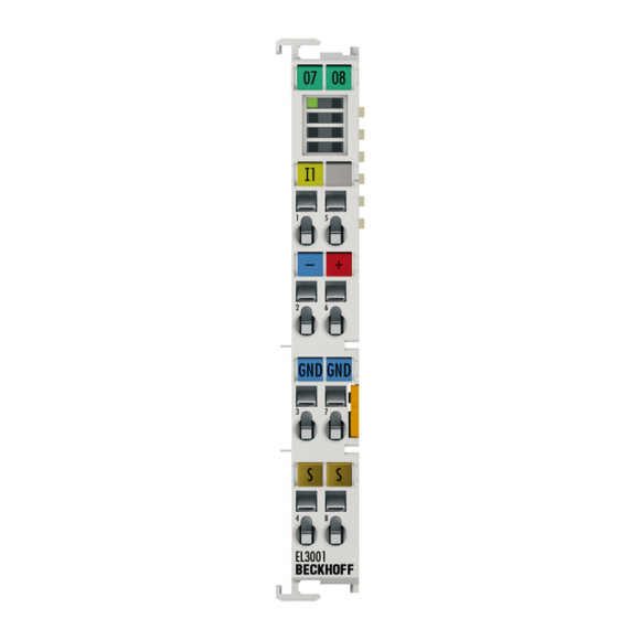 Nouveau Terminal EtherCAT BECKHOFF EL3001, entrée analogique 1 canal, tension,