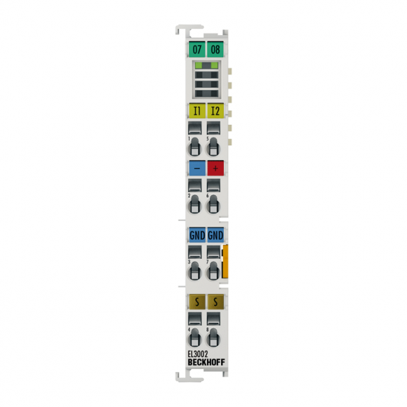 Nouveau terminal EL3002 BECKHOFF EtherCAT, entrée analogique 2 canaux, tension, Nouveau terminal EL3002 BECKHOFF EtherCAT, entrée analogique 2 canaux, tension,