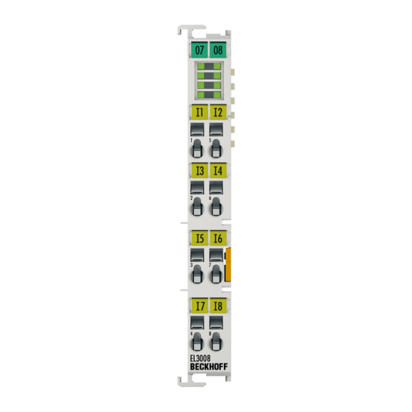 Nouveau terminal EL3008 BECKHOFF EtherCAT, entrée analogique 8 canaux, tension,