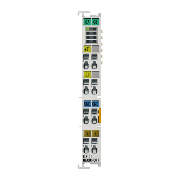 Nouveau Terminal EtherCAT BECKHOFF EL3101, entrée analogique 1 voie, tension, Nouveau Terminal EtherCAT BECKHOFF EL3101, entrée analogique 1 voie, tension,