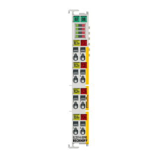 Nouveau Terminal EtherCAT BECKHOFF EL3314-0090, entrée analogique 4 voies, température, thermocouple, 16 bits, TwinSAFE SC