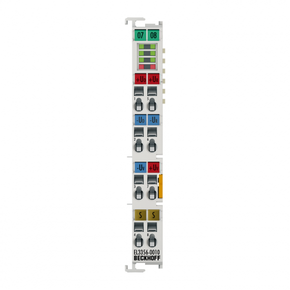 Nouveau EL3356-0010 BECKHOFF EtherCAT Terminal, entrée analogique 1 canal, pont de mesure, pont complet, 24 bits, haute précision Nouveau EL3356-0010 BECKHOFF EtherCAT Terminal, entrée analogique 1 canal, pont de mesure, pont complet, 24 bits, haute précision