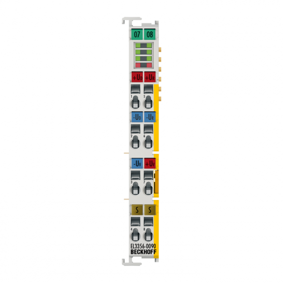 Nouveau EL3356-0090 BECKHOFF EtherCAT Terminal, entrée analogique 1 canal, pont de mesure, pont complet, 24 bits, haute précision, TwinSAFE SC