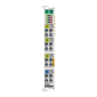 Nouveau EL3483 BECKHOFF EtherCAT Terminal, entrée analogique 3 canaux, surveillance secteur, 480 V AC, 24 bits