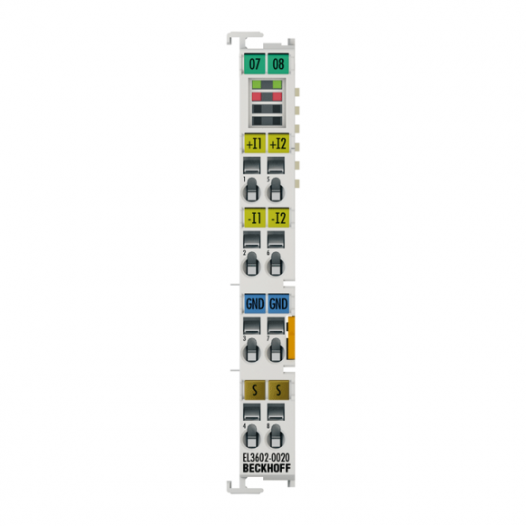 Nouveau EL3602-0020 BECKHOFF EtherCAT Terminal, entrée analogique 2 canaux, tension, Nouveau EL3602-0020 BECKHOFF EtherCAT Terminal, entrée analogique 2 canaux, tension,