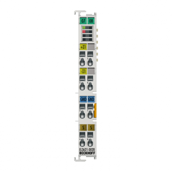 Nouveau EL3621-0020 BECKHOFF EtherCAT Terminal, entrée analogique 1 canal, courant, 4