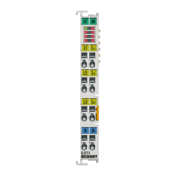 Nouveau Terminal EtherCAT BECKHOFF EL3773, entrée analogique 3 canaux, multifonction, 500 V AC/DC, 1 A, 16 bits, 10 ksps, suréchantillonnage