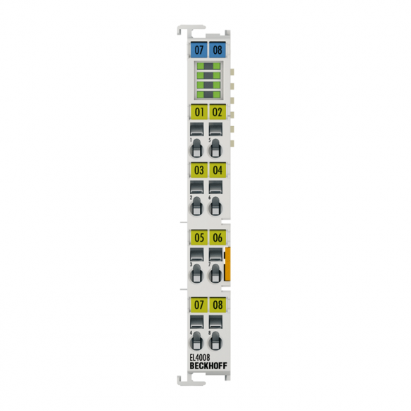 Nouveau terminal EtherCAT BECKHOFF EL4008, sortie analogique 8 canaux, tension, 0