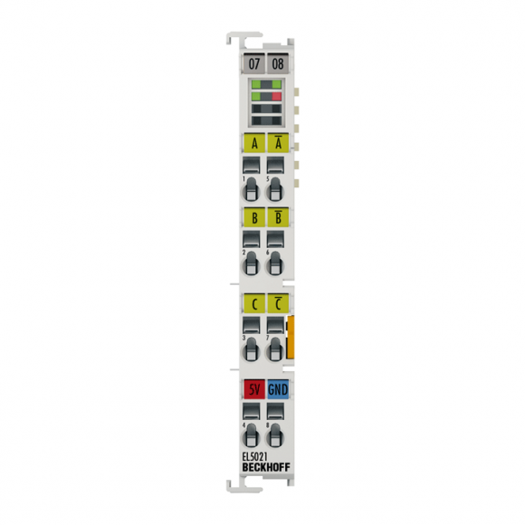 Nouveau EL5021 BECKHOFF EtherCAT Terminal, interface codeur 1 voie, SinCos, 1 VCC