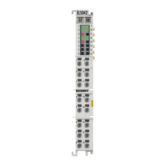 Nouveau terminal EL5042 BECKHOFF EtherCAT, interface codeur 2 canaux, BiSS C Nouveau terminal EL5042 BECKHOFF EtherCAT, interface codeur 2 canaux, BiSS C