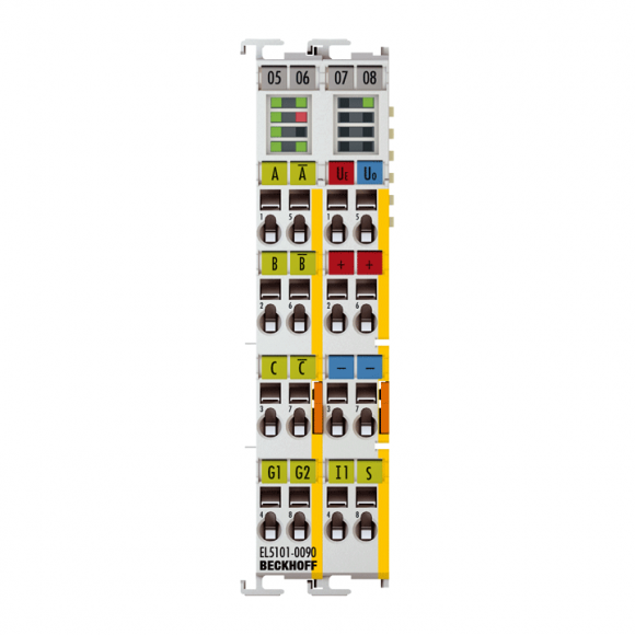 Nouveau EL5101-0090 BECKHOFF EtherCAT Terminal, interface codeur 1 voie, incrémental, 5 V DC (DIFF RS422, TTL), 1 MHz, TwinSAFE SC