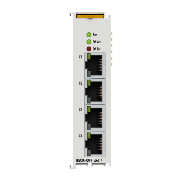 Nouveau terminal EL6614 BECKHOFF EtherCAT, interface de communication à 4 ports, port de commutation Ethernet Nouveau terminal EL6614 BECKHOFF EtherCAT, interface de communication à 4 ports, port de commutation Ethernet