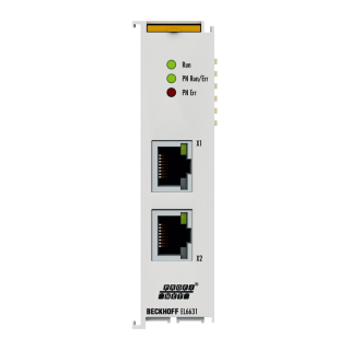 Nouveau EL6631 BECKHOFF EtherCAT Terminal, interface de communication 2 ports, PROFINET RT, contrôleur