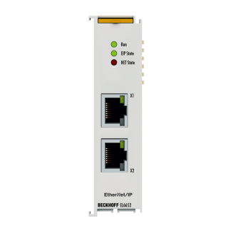 Nouveau EL6652-0010 BECKHOFF EtherCAT Terminal, interface de communication 2 ports, EtherNet/IP, adaptateur