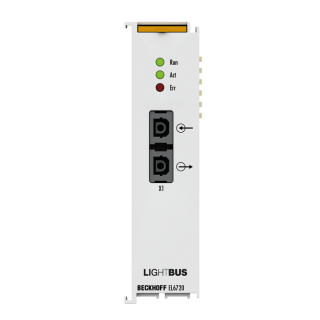 Nouveau Terminal EtherCAT EL6720 BECKHOFF, interface de communication 1 canal, Lightbus, maître