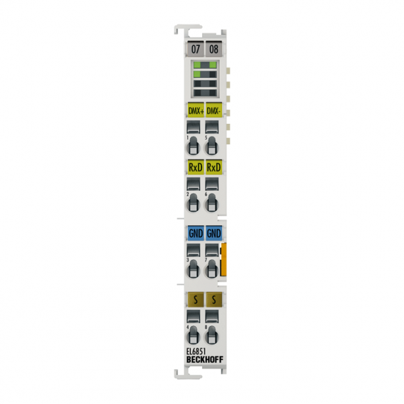 Nouveau EL6851-0010 BECKHOFF EtherCAT Terminal, interface de communication 1 canal, DMX, maître