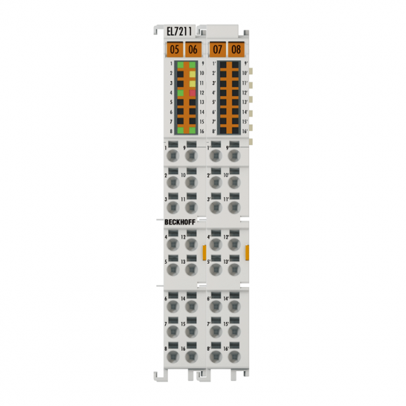 Nouveau EL7211 BECKHOFF EtherCAT Terminal, interface de mouvement à 1 voie, servomoteur, 48 V DC, 4,5 A, résolveur Nouveau EL7211 BECKHOFF EtherCAT Terminal, interface de mouvement à 1 voie, servomoteur, 48 V DC, 4,5 A, résolveur