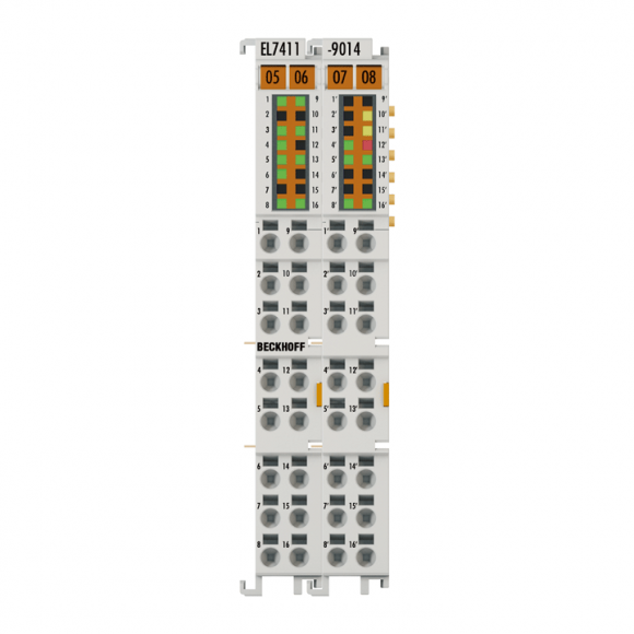 Nouveau EL7411-9014 BECKHOFF EtherCAT Terminal, interface de mouvement à 1 canal, moteur BLDC, 48 V DC, 4,5 A, avec codeur incrémental, adapté aux applications STO Nouveau EL7411-9014 BECKHOFF EtherCAT Terminal, interface de mouvement à 1 canal, moteur BLDC, 48 V DC, 4,5 A, avec codeur incrémental, adapté aux applications STO