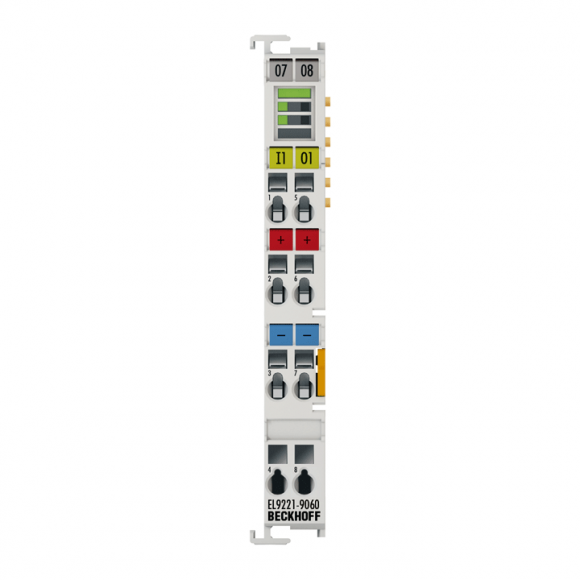 Nouveau EL9221-9060 BECKH0FF Borne de protection contre les surintensités, 24 V DC, 1 canal, 6 A