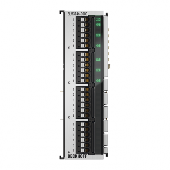Nouveau ELM3146-0000 BECKHOFF EtherCAT Terminal, entrée analogique 6 canaux, multifonction,
