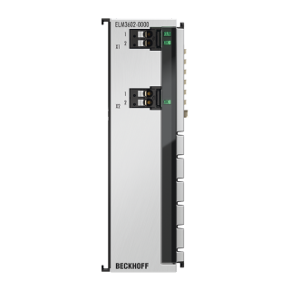 Nouveau ELM3602-0000 BECKHOFF EtherCAT Terminal, entrée analogique 2 canaux, IEPE/accéléromètre, 24 bits, 50 ksps