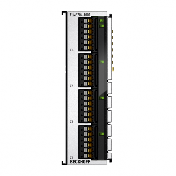 Nouveau ELM3704-0001 BECKHOFF EtherCAT Terminal, entrée analogique 4 canaux, multifonction, 24 bits, 10 ksps, compensation TC Nouveau ELM3704-0001 BECKHOFF EtherCAT Terminal, entrée analogique 4 canaux, multifonction, 24 bits, 10 ksps, compensation TC