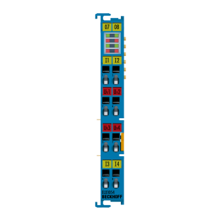 Nouveau ELX1054 BECKHOFF EtherCAT Terminal, entrée numérique 4 canaux, NAMUR, Ex i