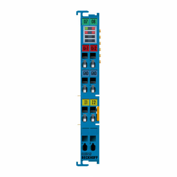 Nouveau ELX3152 BECKHOFF EtherCAT Terminal, entrée analogique 2 canaux, courant, 0/4 Nouveau ELX3152 BECKHOFF EtherCAT Terminal, entrée analogique 2 canaux, courant, 0/4