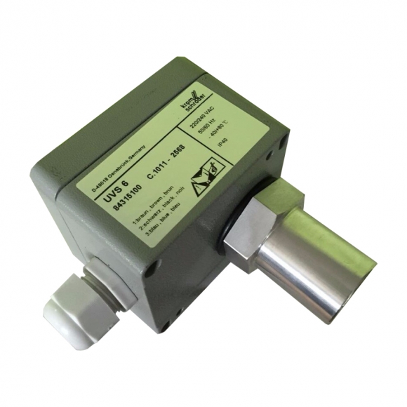 Nouveau détecteur de flamme UVS 6 Kromschroder Burner Flame Sensor (UVS 6 doit être remplacé par UVS 10D0G) Nouveau détecteur de flamme UVS 6 Kromschroder Burner Flame Sensor (UVS 6 doit être remplacé par UVS 10D0G)